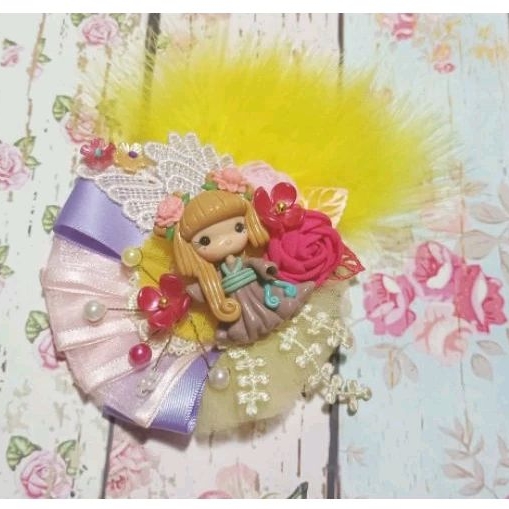 Jepit Rambut Anak Perempuan Imlek/CNY/Sincia  - Pita rambut CNY IMLEK / Aksesoris rambut CNY IMLEK