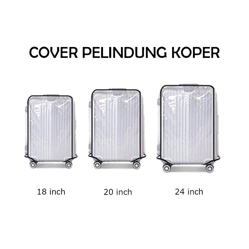 Sarung Koper Mika / Tas Sarung Koper 18/20/24 inch Pelindung Koper
