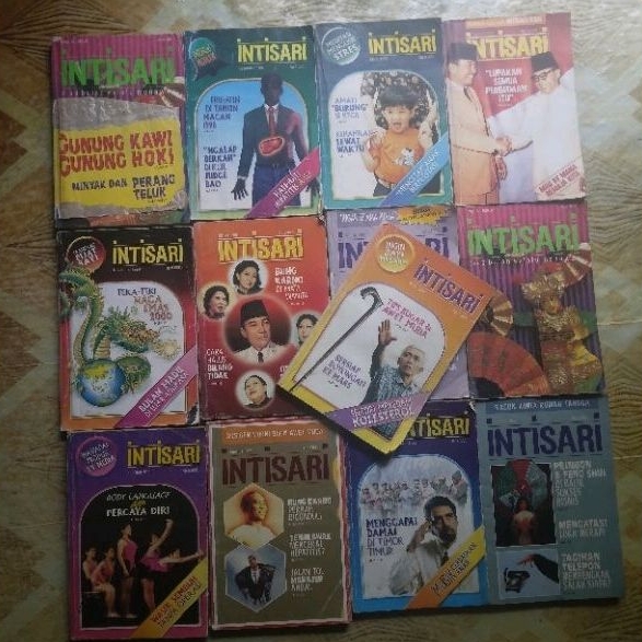 MAJALAH INTI-SARI - MAJALAH LAWAS JADUL ORIGINAL