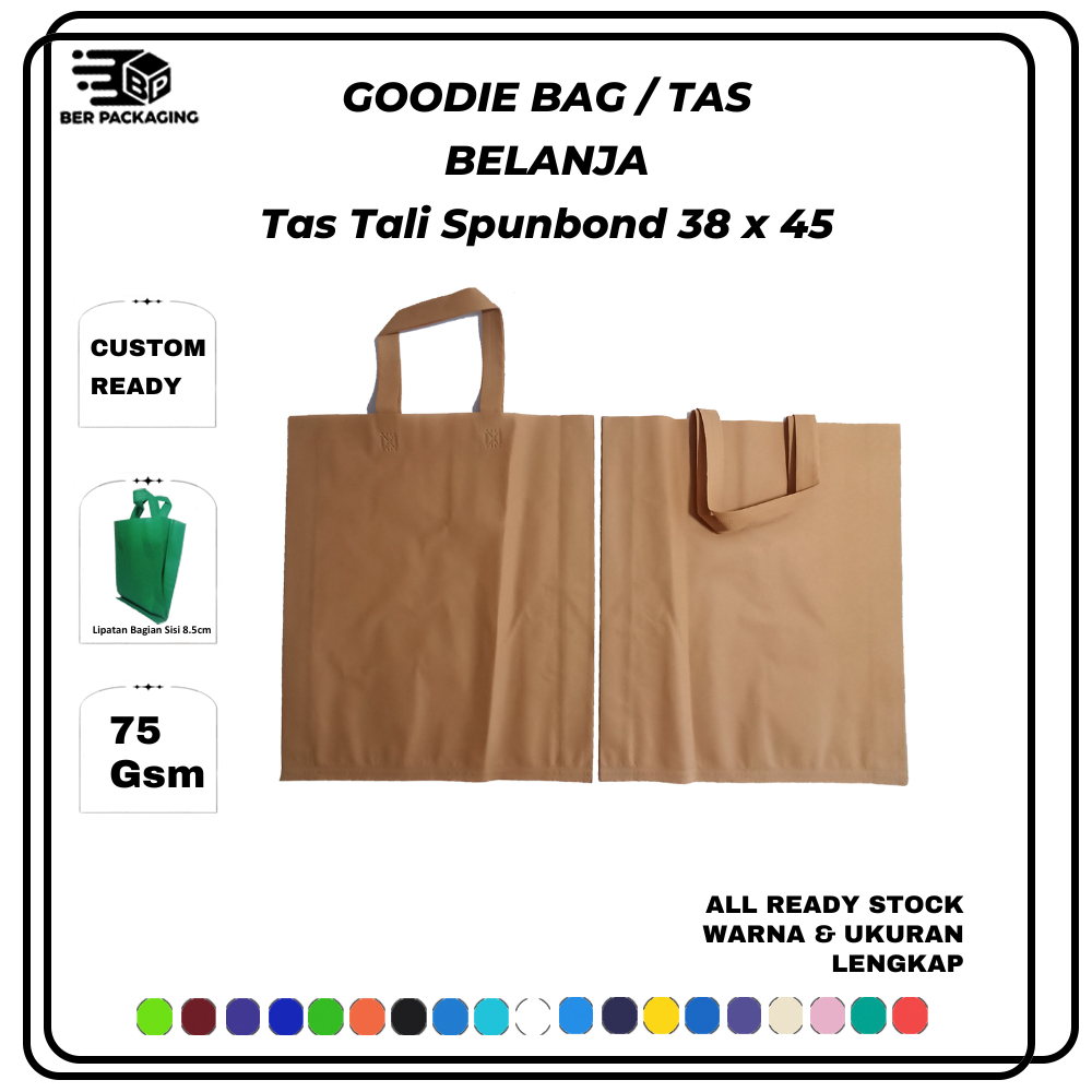 

Goodie Bag Handle 38 x 45 Tas Spunbond TLS - Pcs