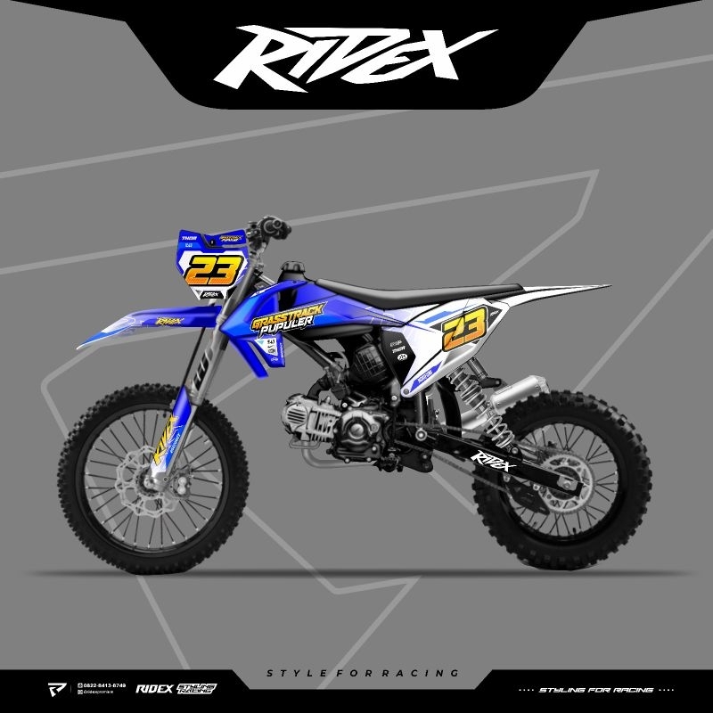 decal stiker grasstrack GTX bebek modif body KTM 85