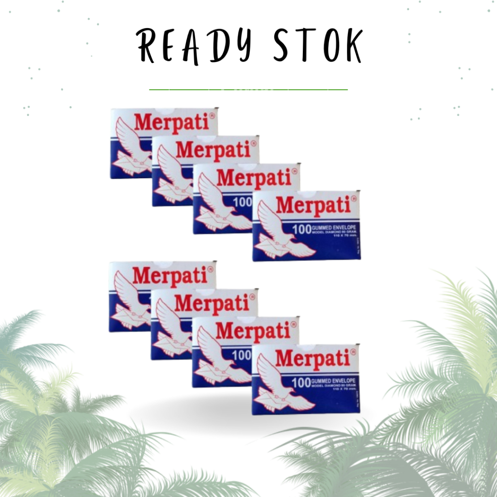 

Amplop Kecil Merpati 110 X 70 mm / Amplop Putih Dus (isi 100 Pcs)
