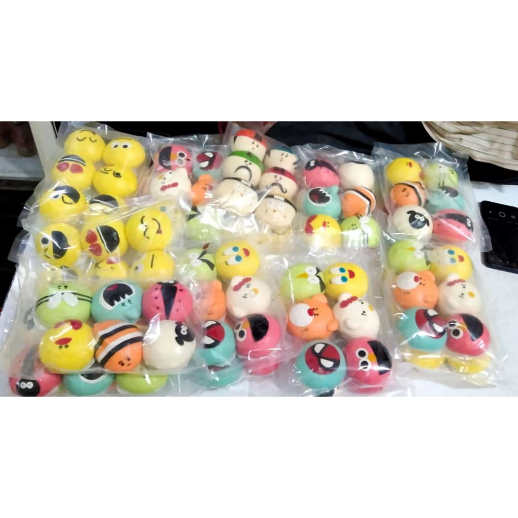 

Bakpau karakter bakpau lucu isian coklat