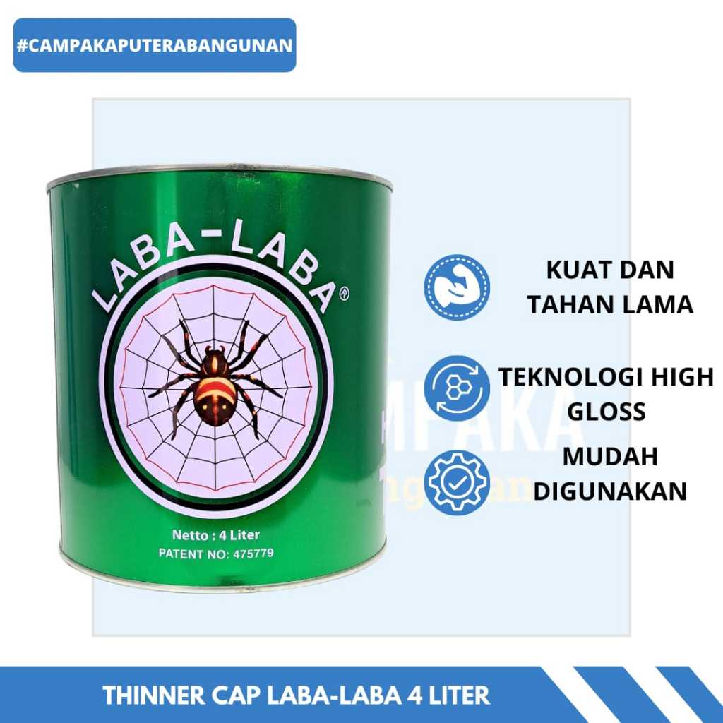 PENGENCER CAT / TINER CAP LABA LABA 4L dan 0,8L