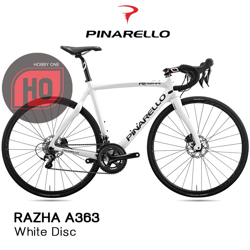 PINARELLO RAZHA CARBON T2 DISC A363 WHITE - Road Bike