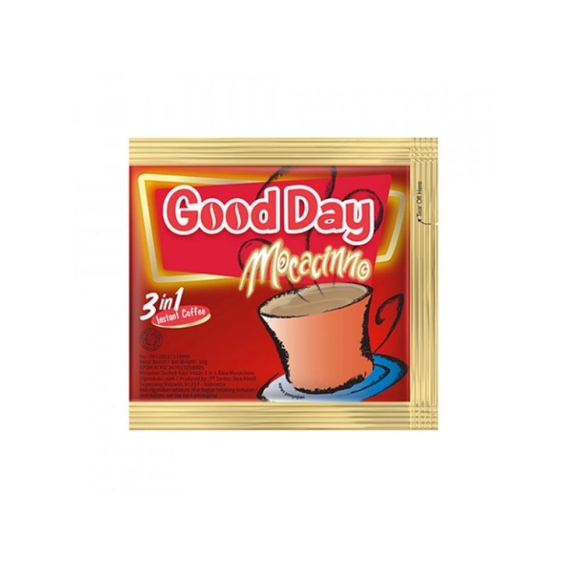 

GOOD DAY Mocacinno 3in1 Sachet M7