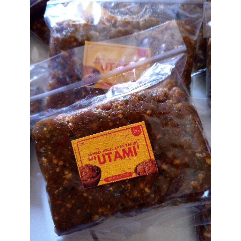 

Sambel Pecel Kediri Bu Utami 50gr sekali seduh