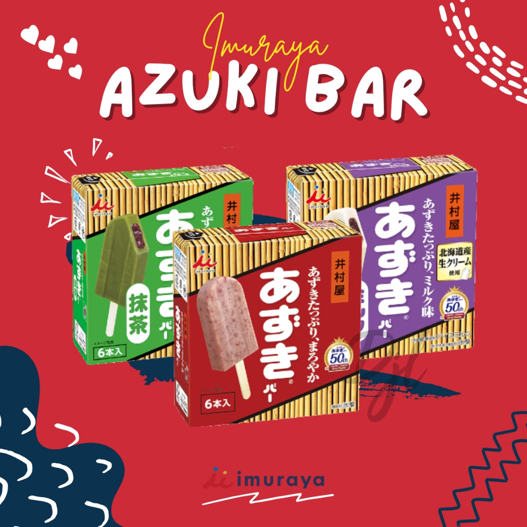 

Imuraya Azuki Bar 1 Pcs Ice Cream Khas Jepang