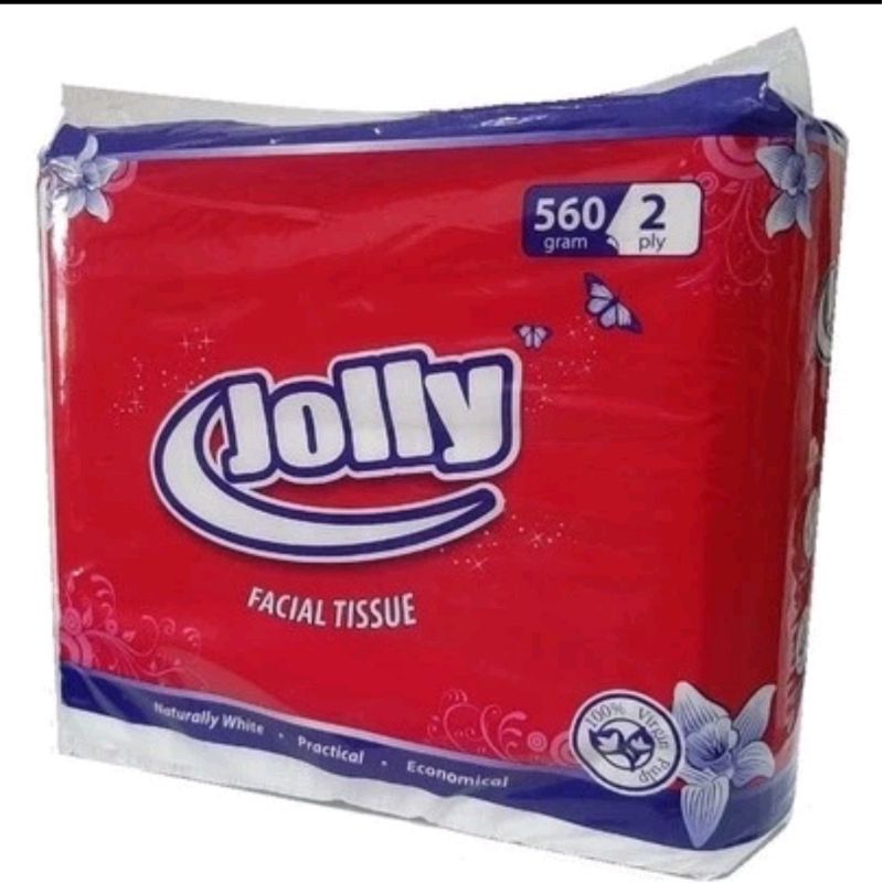 Tissue Jolly Facial Tissue 560 sheet x 2 ply
