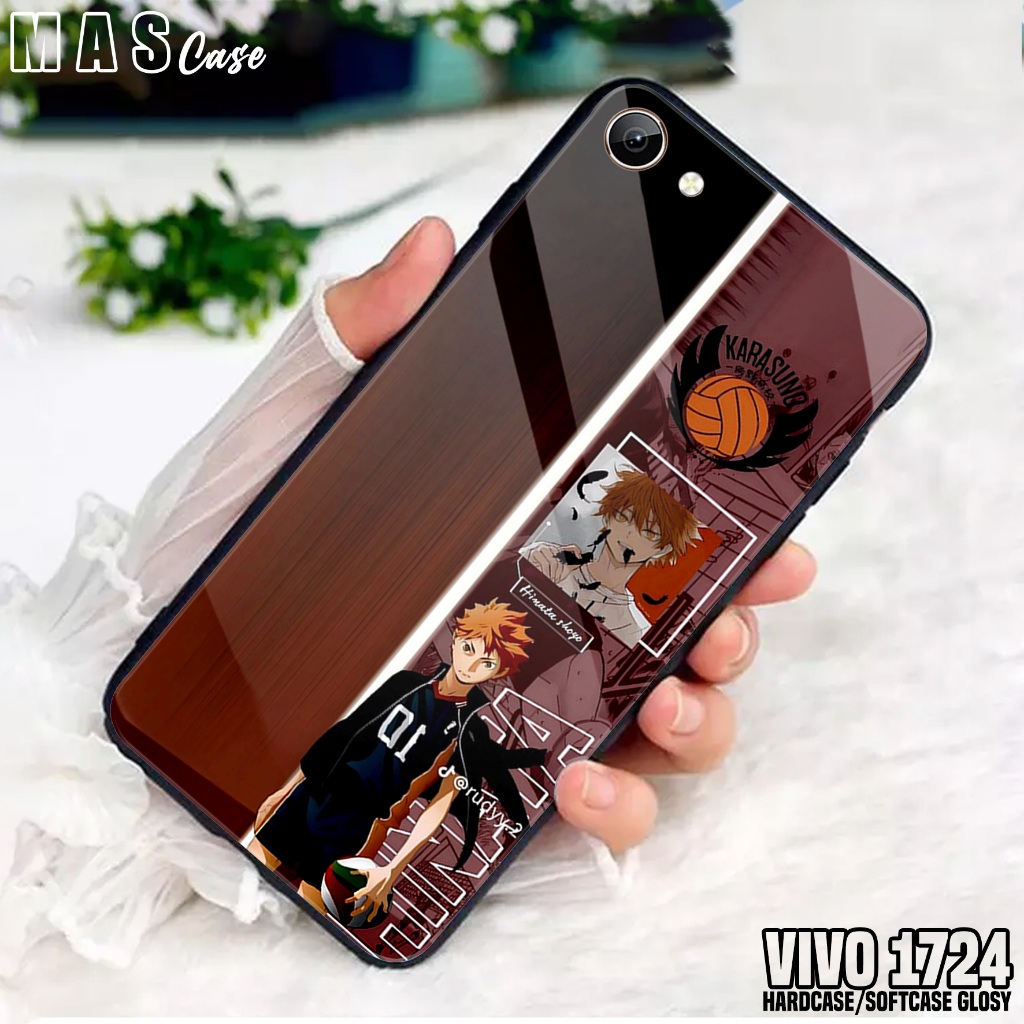 Case VIVO 1724 - Casing Hp VIVO 1724 ( Haikyu ) Silikon Hp VIVO 1724 - Softcase Glass Kaca - Kondom 