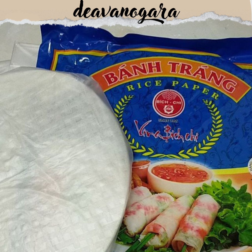 

RICE PAPER BANH TRANG||BANH TRANG RICE PAPER BLUE 22CM Kulit Lumpia Vietnam rice roll spring roll