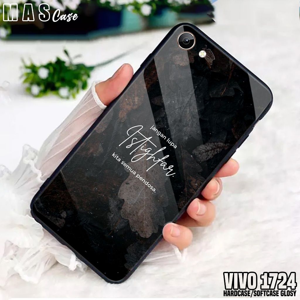 Case VIVO 1724 - Casing Hp VIVO 1724 ( QUOTES ) Silikon Hp VIVO 1724 - Softcase Glass Kaca - Kondom 