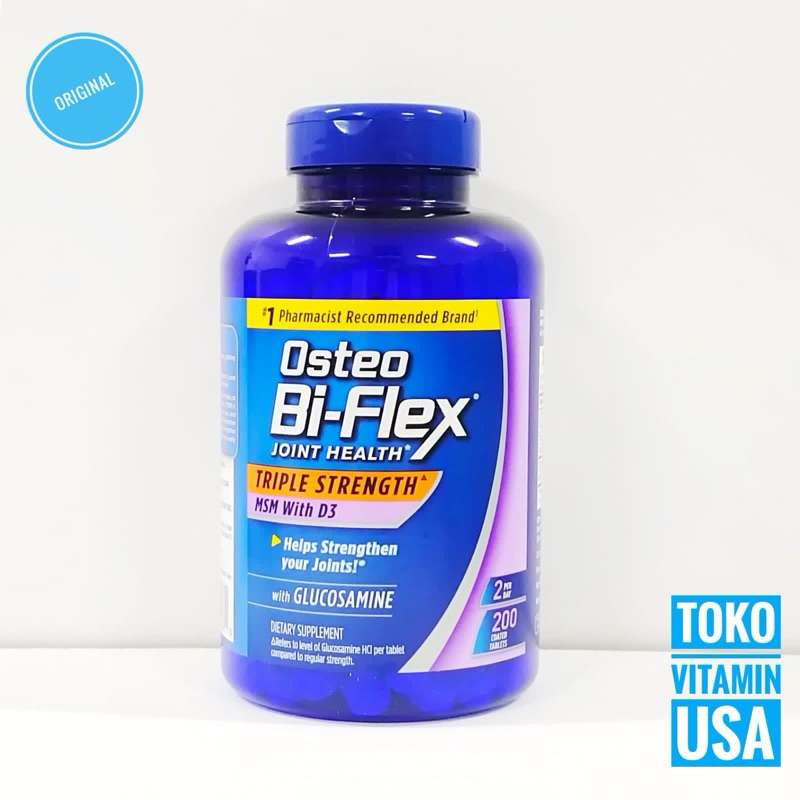 Osteo Bi Flex Joint Health Triple Strength Msm With D3 200 Tablets