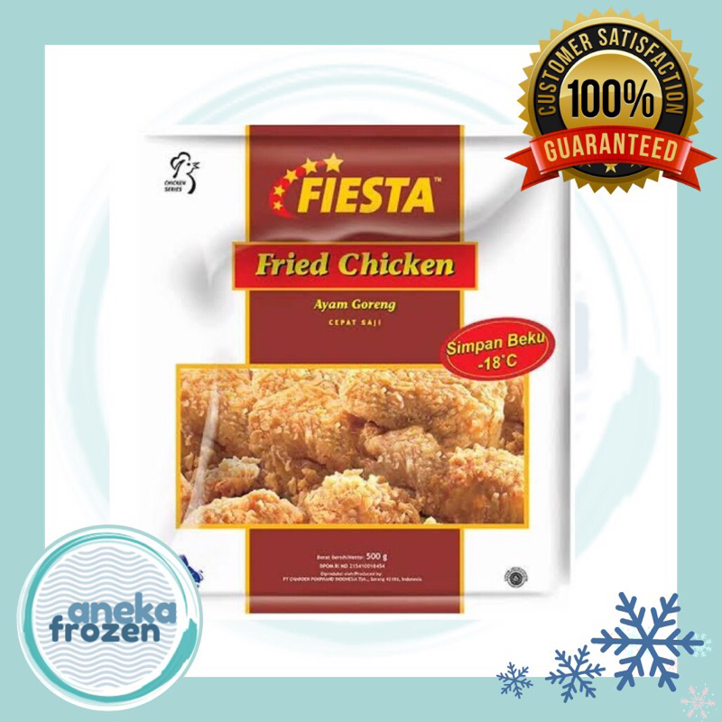 

fiesta fried chicken ayam goreng tepung 500 gram aneka frozen malang