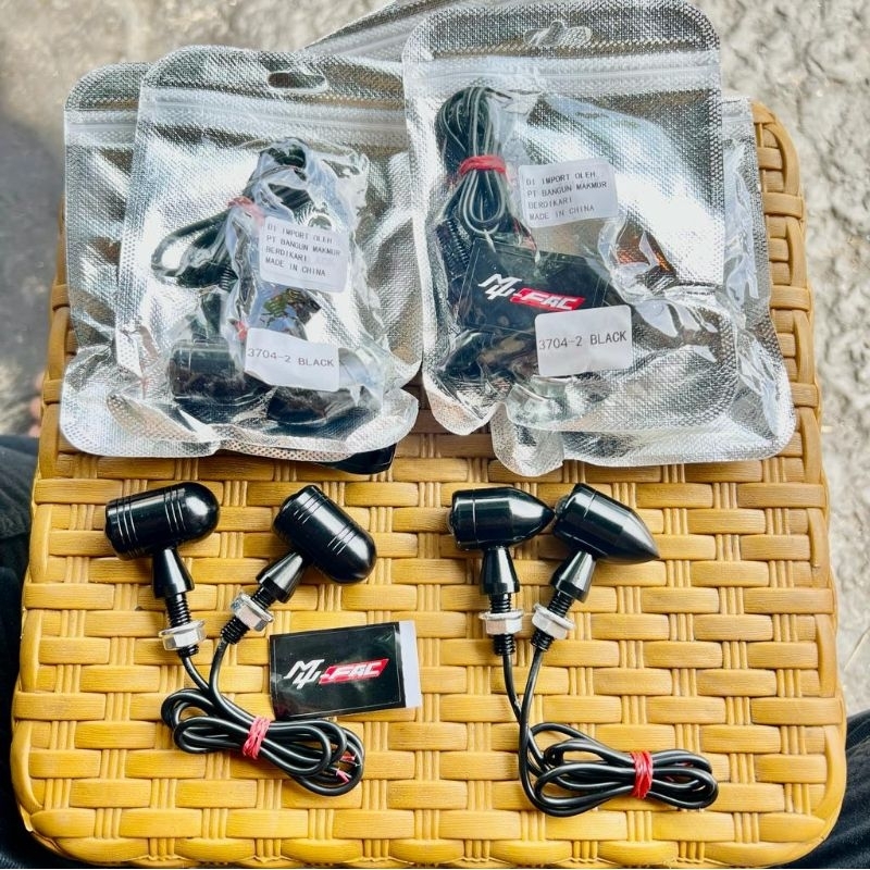 riting led sein mini drag XENOS FULL CNC lampu riting led mini riting led palu clasik mini hitam set