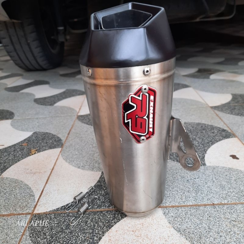 slincer silincer knalpot R9 NEW ALPHA short original