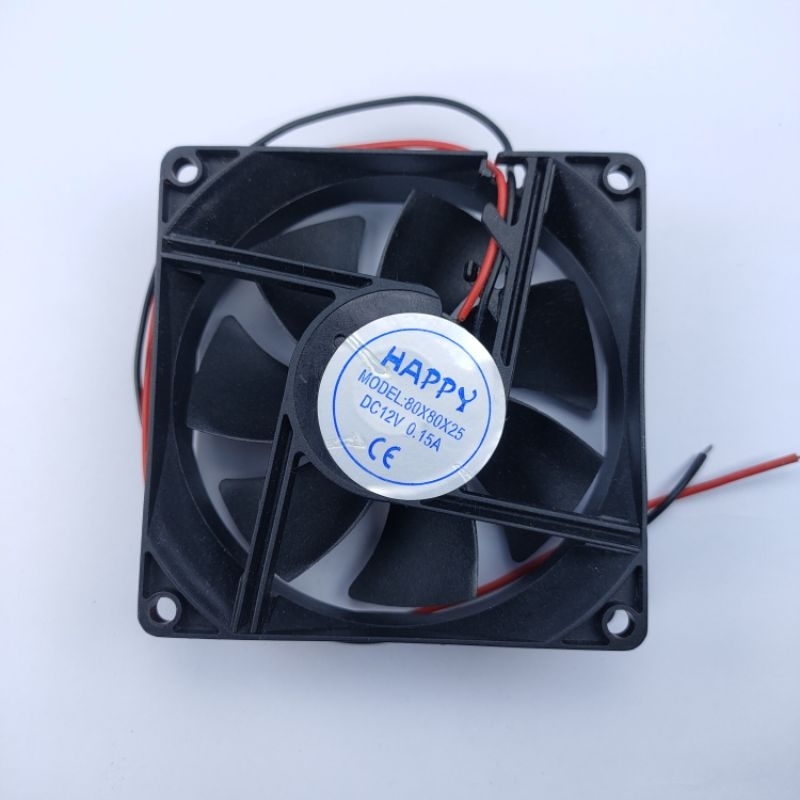 FAN DC KIPAS DC 12V KIPAS KOTAK 8CM