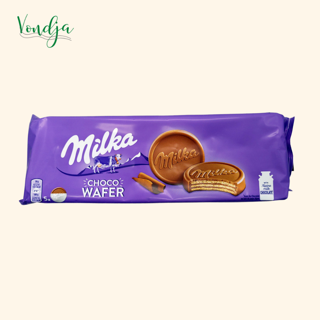 Cokelat Coklat Milka Choco wafer isi 6
