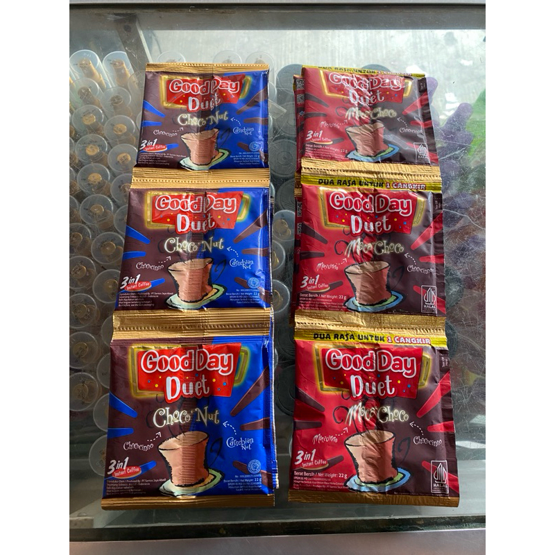 

kopi instan goodday duet renteng isi 12 sachet