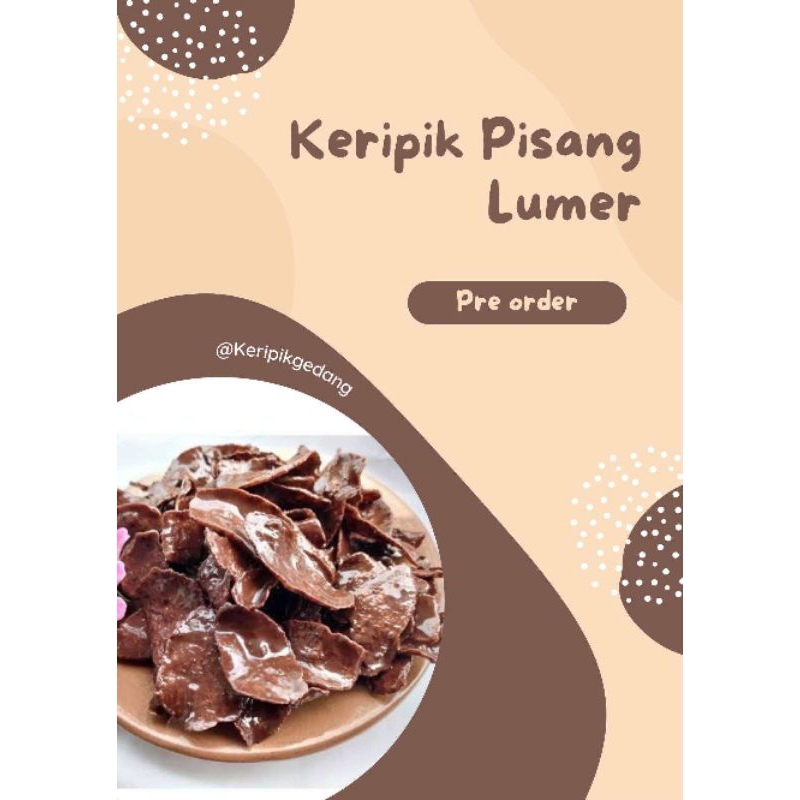 

Kripik Pisang Lumer