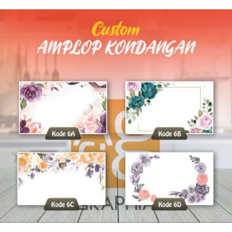 

Amplop Kondangan Custom 15cm (50pcs)