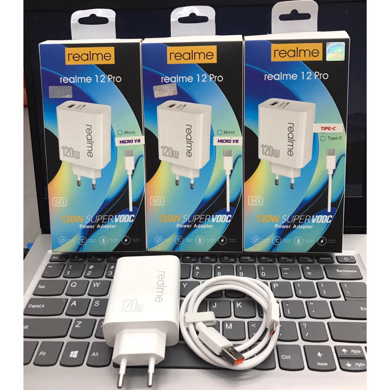Charger Casan Ori Realme 12 PRO 5G 120W Support FastCharging