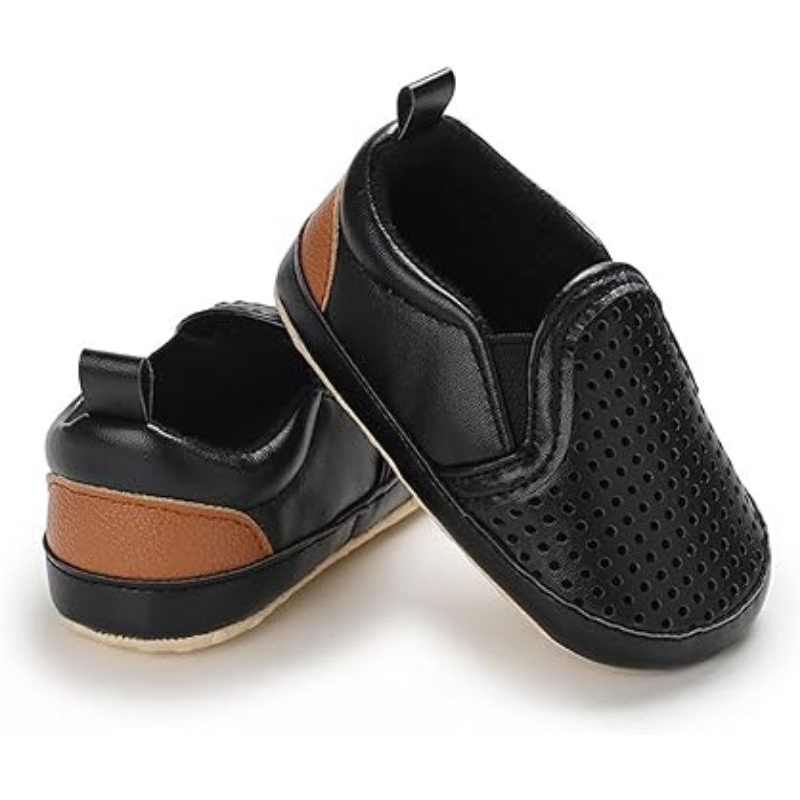 Sepatu Anak Bayi Slip On Hitam
