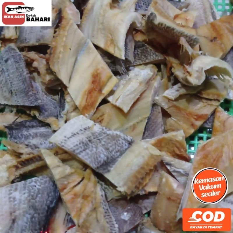 

ikan asin gabus 250gr. ikan asin gabus potong murah enak fresh