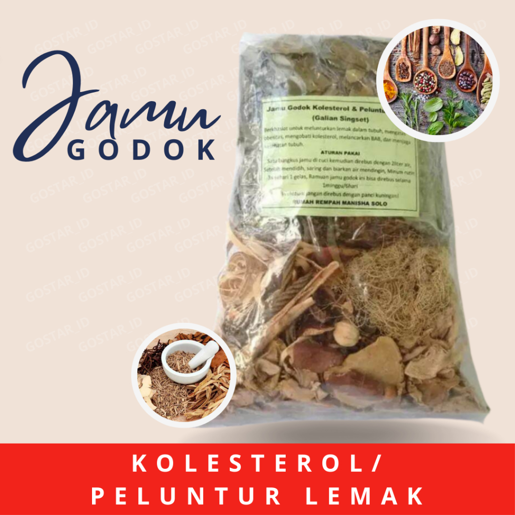 JAMU GODOK / Obat Kolesterol / Obat Kolesterol Tinggi Paling Ampuh / Obat Penurun Kolesterol Alami O