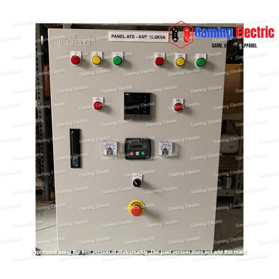 Panel ATS - AMF 3 Phase 10.6 kva - 23 Kva Auto On Genset premium