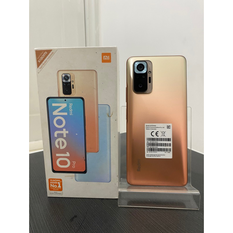 XIAOMI REDMI NOTE 10 PRO 6/128 8/128 HP SECOND FULLSET GARANSI