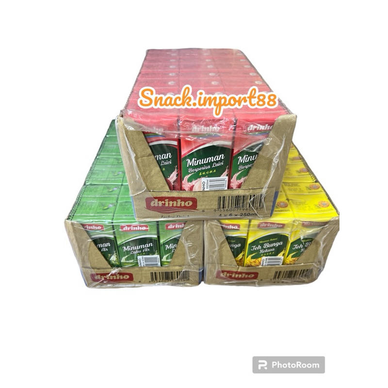 

Drinho kotak 250ml x 24 Botol ( Dus )