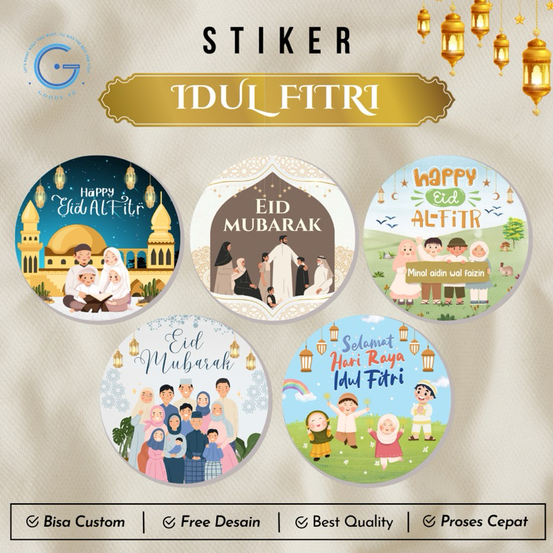 

STIKER IDUL FITRI BULAT / STIKER LEBARAN HAMPERS RAMADHAN KUE KERING