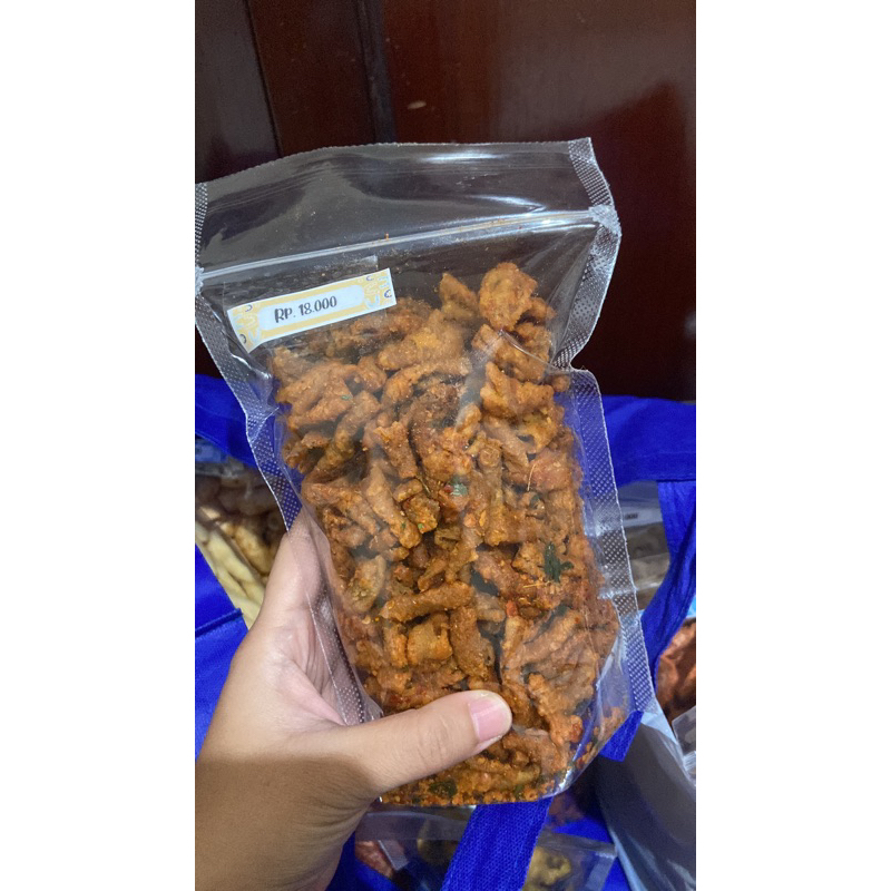 

Snack kiloan/ cemilan ringan usus crispy