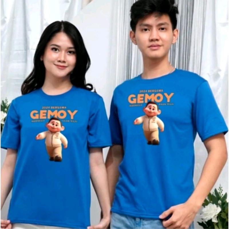 kaos GEMOY KAOS DISTRO CAPRES 2024 BERSAMA PRABOWO GEMOY