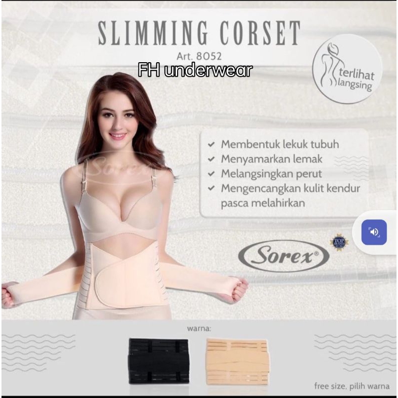 Sorex Korset pelangsing / Korset pasca melahirkan / Sorex 1052 8052 dan 4431 Korset Gurita
