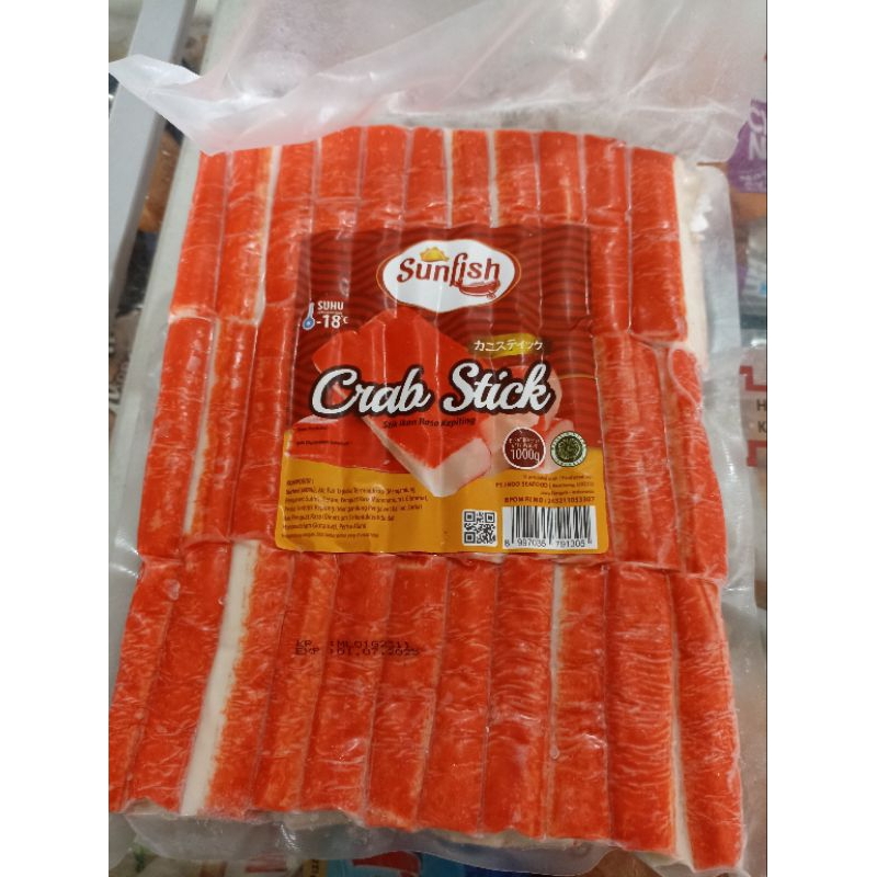 

CRAB STIK SUNFISH 1 KG FROZEN FOODS ENAK LAZIZ MURAH BAGUS HALAL SANGAT COCOK UNTUK TAMBAHAN BEKAL ANAK SEKOLAH PEKANBARU DAN SEKITARNYA PENGIRIMAN AMAN READY PEKANBARU BISA COD PANAM RIMBO PANJANG RIAU INDONESIA CUS ORDER NOW STOCK TERBATAS PROMO FREE ON