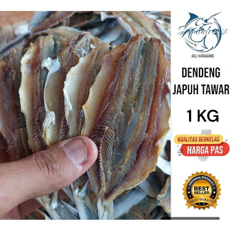 

IKAN ASIN DENDENG TAWAR japuh ;1kg Murah Enakk
