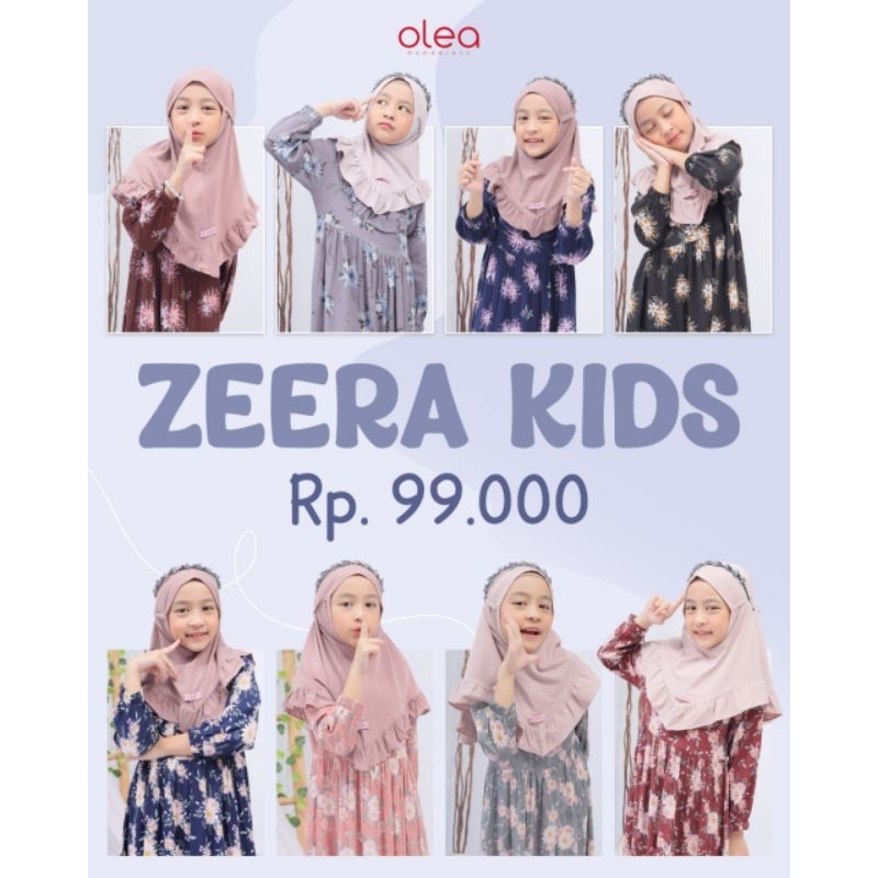 GAMIS RAYON/GAMIS ANAK ZEERA/DRESS ONLY BY OLEA