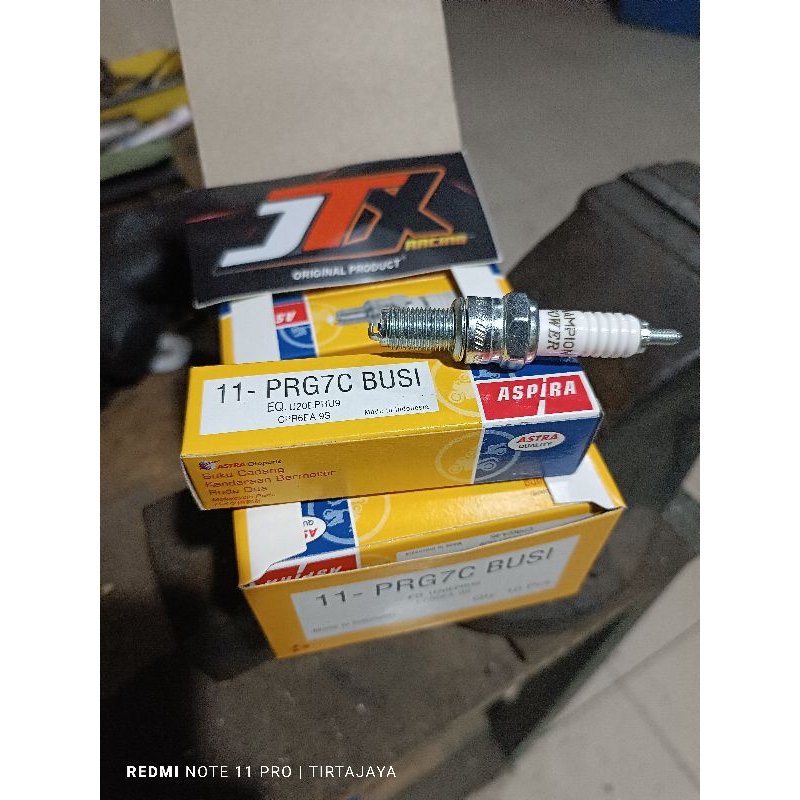 busi aspira champion power honda karisma supra x 125