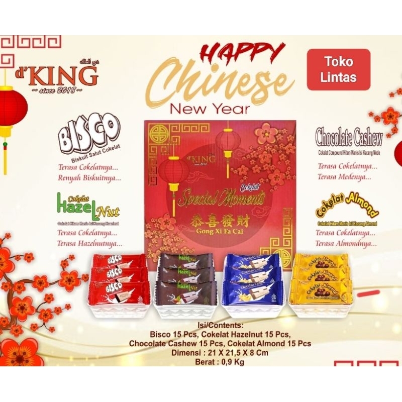 

Cokelat Imlek sincia 2024 d'King
