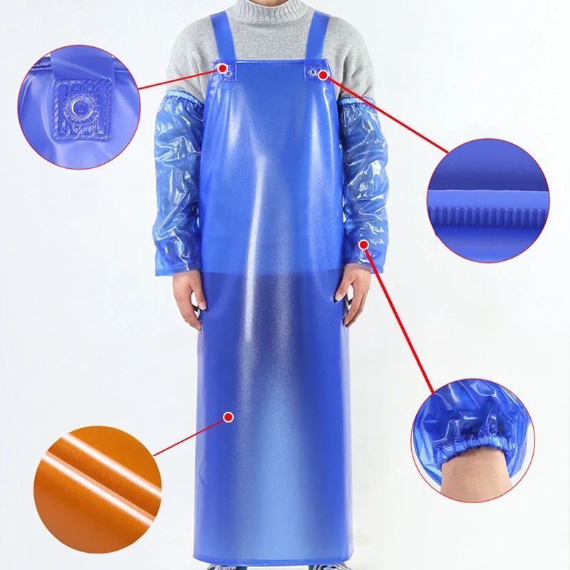 Celemek Anti Air Celemek Waterproof Celemek Panjang Anti Air Celemek Pvc Sponge Leather Waterproof