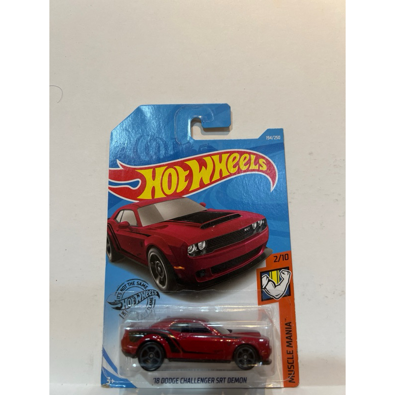 Hot Wheels 18 Dodge Challenger SRT Demon