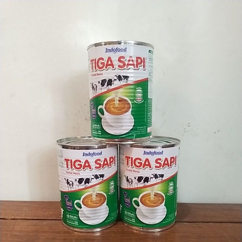 

susu 3 sapi susu tiga sapi 490g susu kental manis indofood