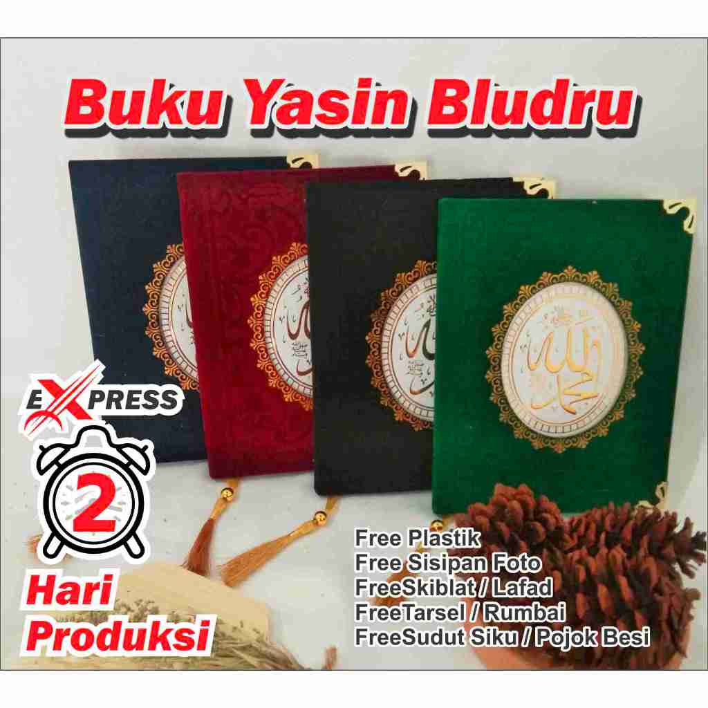 

YASIN HARD COVER BULUDRU + SIKU + RUMBAI / BUKU YASIN HARD COVER 224 HALAMAN