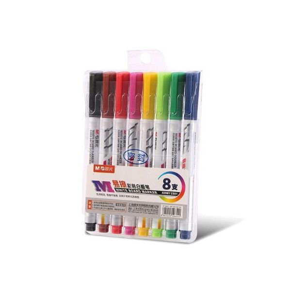 

Spidol Papan Tulis M&G Whiteboard Marker Set Of 8 Colors AWMY2301