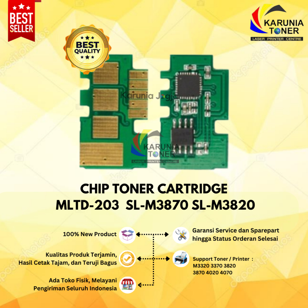 Chip Toner Catridge MLT-D203 SL-M3870 SL-M3820
