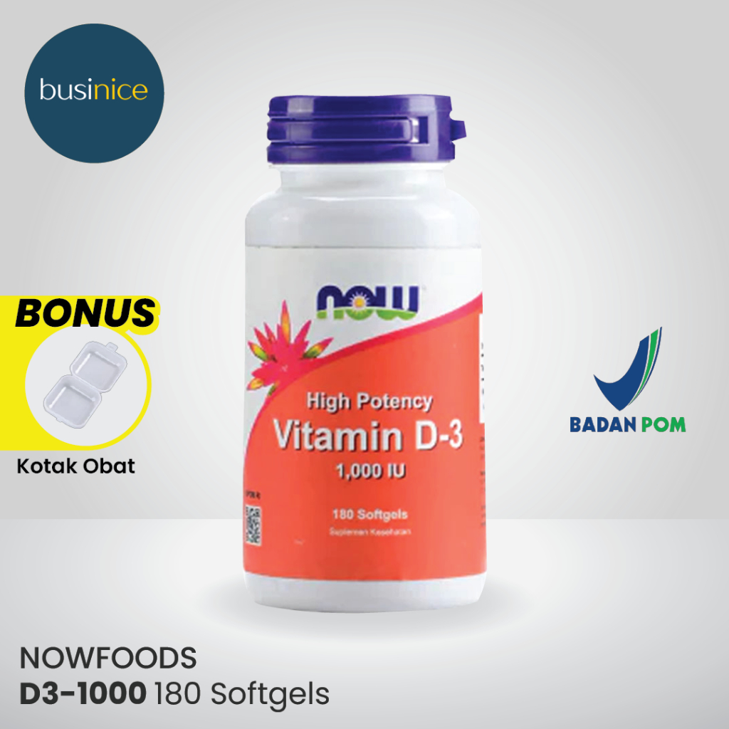 Now D3 1000 Iu Vit D3 1,000Iu 180 Softgels Vitamin D3 1000Iu