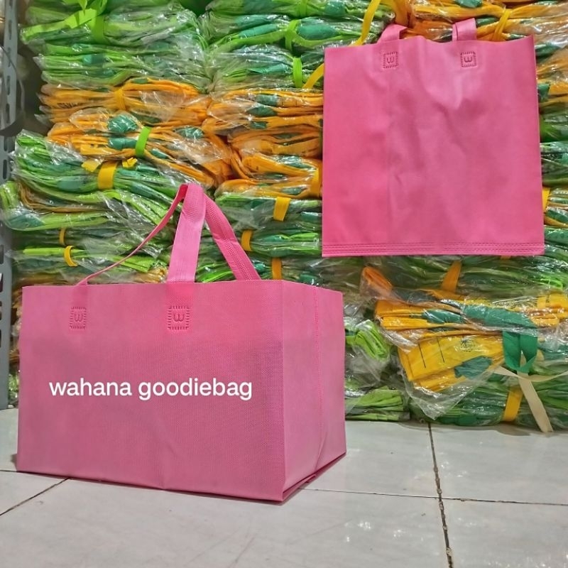 

(LUSINAN)Tas cake Brownies 33'5x33x21 lipat samping Holland bakery Real (75gsm)
