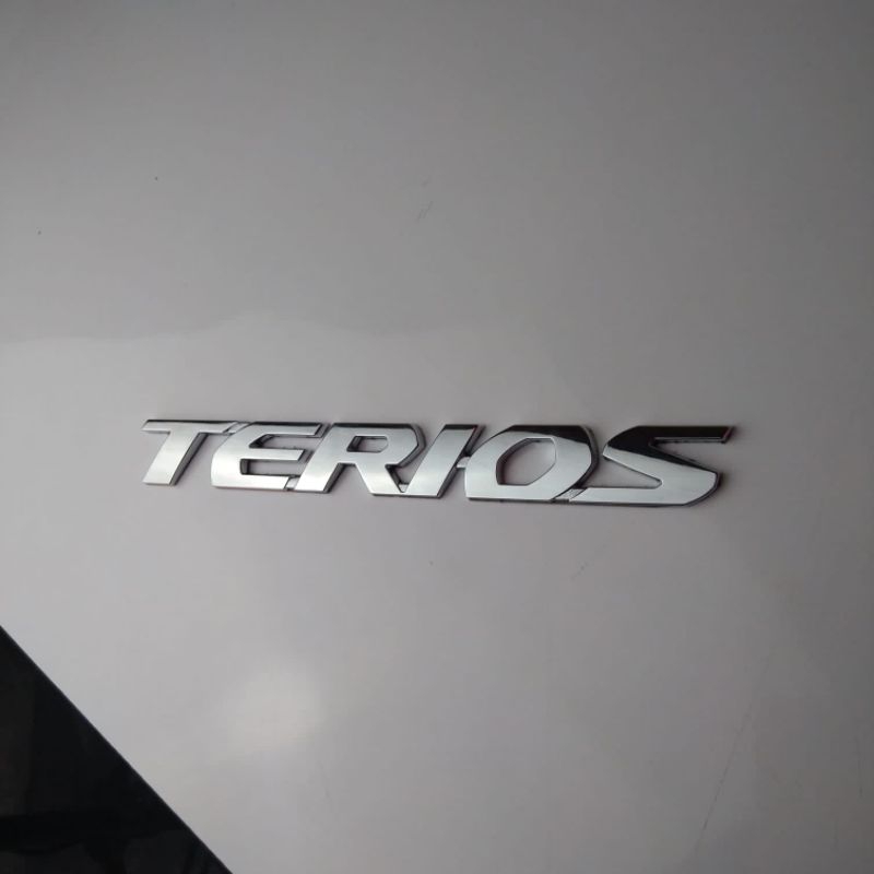 Emblem TERIOS Engine Hood terios / logo kap Mesin All New Terios
